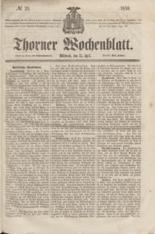 Thorner Wochenblatt. 1859, № 29 (13 April)