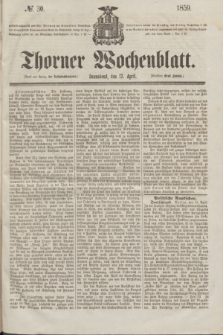 Thorner Wochenblatt. 1859, № 30 (17 April)