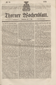 Thorner Wochenblatt. 1859, № 36 (7 Mai)