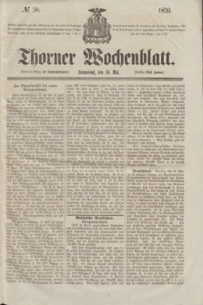 Thorner Wochenblatt. 1859, № 38 (14 Mai)