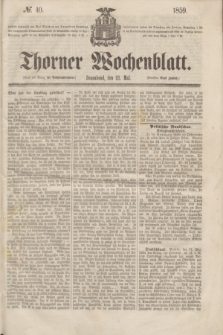Thorner Wochenblatt. 1859, № 40 (21 Mai)