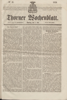 Thorner Wochenblatt. 1859, № 46 (7 Juni)