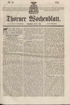 Thorner Wochenblatt. 1859, № 48 (11 Juni)