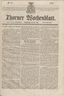 Thorner Wochenblatt. 1859, № 53 (23 Juni)
