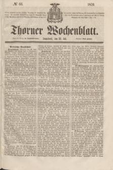 Thorner Wochenblatt. 1859, № 66 (23 Juli)