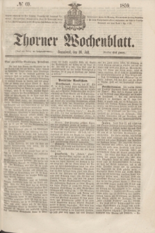 Thorner Wochenblatt. 1859, № 69 (30 Juli)
