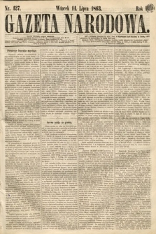Gazeta Narodowa. 1863, nr 127