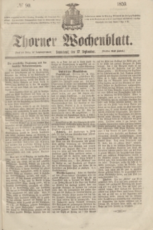 Thorner Wochenblatt. 1859, № 90 (17 September)