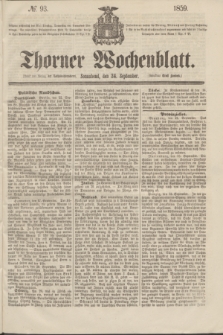 Thorner Wochenblatt. 1859, № 93 (24 September)