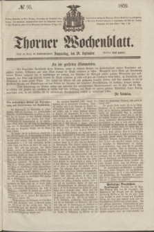 Thorner Wochenblatt. 1859, № 95 (29 September)