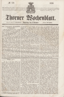 Thorner Wochenblatt. 1859, № 110 (3 November)