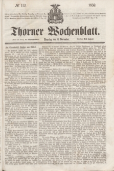 Thorner Wochenblatt. 1859, № 112 (8 November)