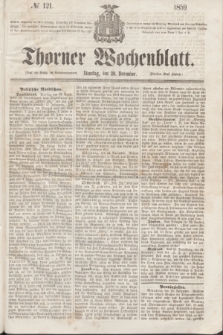 Thorner Wochenblatt. 1859, № 121 (29 November)