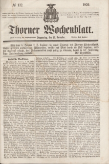 Thorner Wochenblatt. 1859, № 132 (22 December)