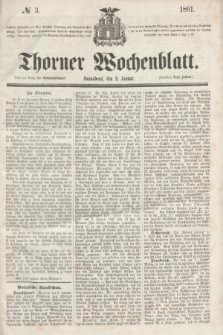 Thorner Wochenblatt. 1861, № 3 (5 Januar)