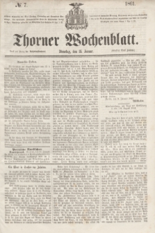 Thorner Wochenblatt. 1861, № 7 (15 Januar)