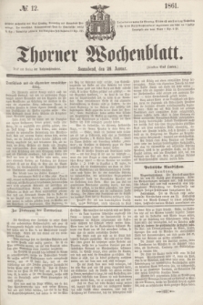 Thorner Wochenblatt. 1861, № 12 (26 Januar)