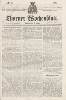 Thorner Wochenblatt. 1861, № 15 (2 Februar)