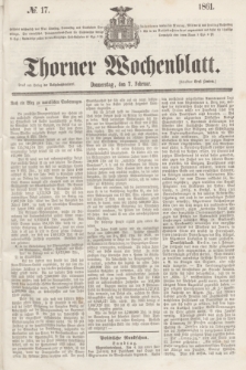 Thorner Wochenblatt. 1861, № 17 (7 Februar)