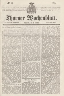 Thorner Wochenblatt. 1861, № 18 (9 Februar)