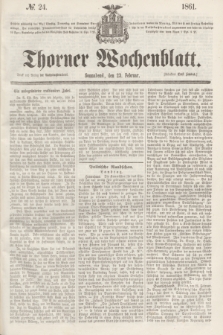 Thorner Wochenblatt. 1861, № 24 (23 Februar)