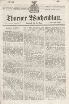 Thorner Wochenblatt. 1861, № 36 (23 März)