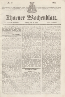 Thorner Wochenblatt. 1861, № 37 (26 März)