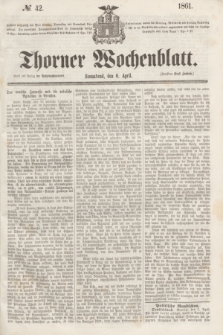 Thorner Wochenblatt. 1861, № 42 (6 April)