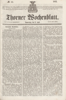 Thorner Wochenblatt. 1861, № 44 (11 April)