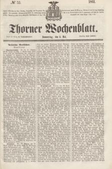 Thorner Wochenblatt. 1861, № 53 (2 Mai)