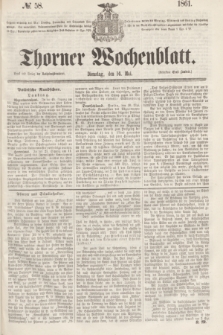Thorner Wochenblatt. 1861, № 58 (14 Mai)