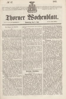 Thorner Wochenblatt. 1861, № 67 (6 Juni)