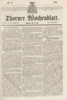 Thorner Wochenblatt. 1861, № 78 (2 Juli)