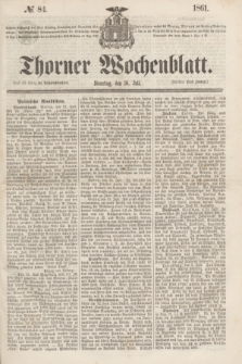 Thorner Wochenblatt. 1861, № 84 (16 Juli)