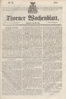 Thorner Wochenblatt. 1861, № 86 (20 Juli) + dod.