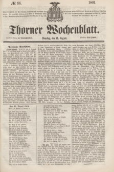 Thorner Wochenblatt. 1861, № 96 (13 August)