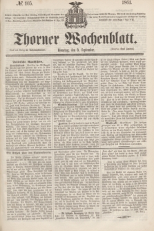 Thorner Wochenblatt. 1861, № 105 (3 September)