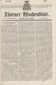 Thorner Wochenblatt. 1861, № 109 (12 September)