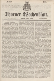 Thorner Wochenblatt. 1861, № 119 (5 October)