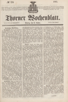 Thorner Wochenblatt. 1861, № 124 (15 October)