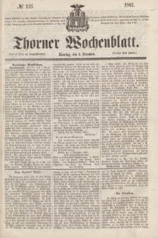 Thorner Wochenblatt. 1861, № 133 (5 November)