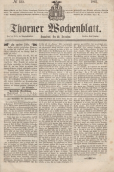 Thorner Wochenblatt. 1861, № 155 (28 December)