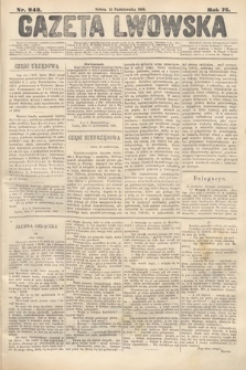 Gazeta Lwowska. 1885, nr 243