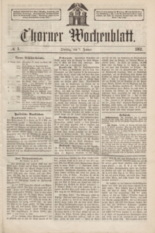 Thorner Wochenblatt. 1862, № 3 (7 Januar) + dod.