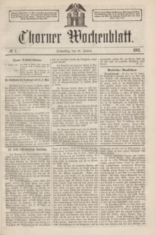Thorner Wochenblatt. 1862, № 7 (16 Januar)