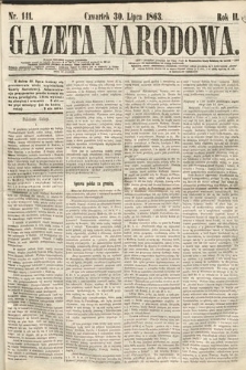 Gazeta Narodowa. 1863, nr 141