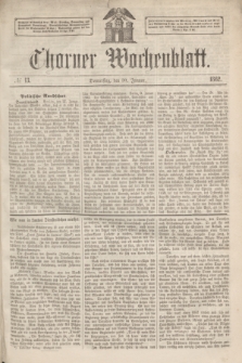 Thorner Wochenblatt. 1862, № 13 (30 Januar) + dod.