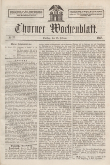 Thorner Wochenblatt. 1862, № 21 (18 Februar)