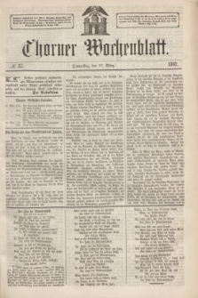 Thorner Wochenblatt. 1862, № 37 (27 März)
