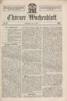 Thorner Wochenblatt. 1862, № 41 (5 April)